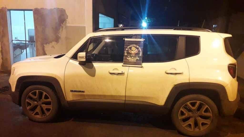 O Jeep seria entregue para um desconhecido em Ponta Porã. (Foto: Divulgação)