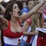 Larissa Riquelme promete refazer foto famosa se Brasil vencer México na segunda