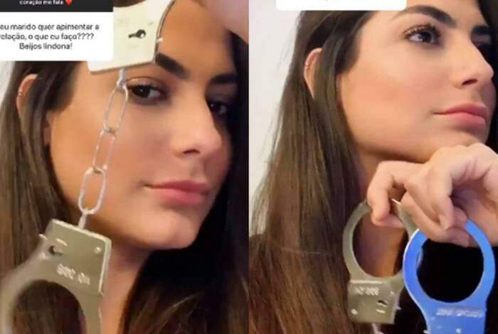 Ex-BBB Mari Gonzalez exibe algemas que usa para apimentar namoro