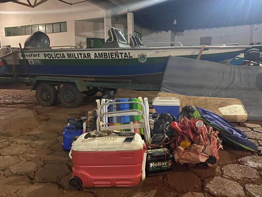 Pescador foge de acampamento, mas é encontrado pela PMA em Itaporã