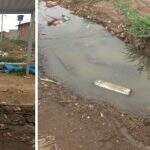 VÍDEO: Há 3 meses, moradores do Caiobá convivem com ‘rio de esgoto’ em ponto de ônibus