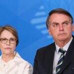 Bolsonaro cogita Tereza Cristina para presidência da Câmara dos Deputados, diz jornal