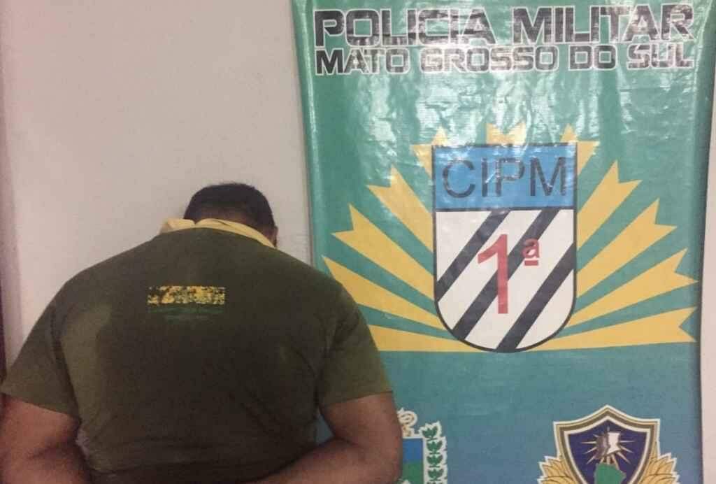 Homem foi preso em flagrante por violência doméstica (Divulgação