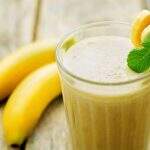 Vitamina de banana com guaraná para dar energia