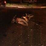 Com três em moto, mãe e filho de dois anos sofrem grave acidente no Buriti