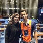 Jovem de Mato Grosso do Sul vivencia rotina de Senador
