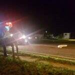 Homem morre atropelado por carro na BR-262 em Campo Grande