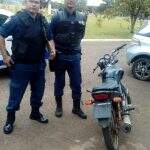 Polícia Municipal recupera moto roubada deixada em matagal no Iracy Coelho