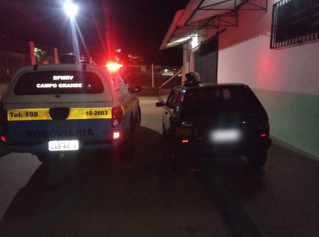 Após tentativa de fuga, Polícia Militar Rodoviária recupera veículo furtado