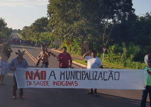 Mais um trecho de rodovia federal é interditado por indígenas em protesto