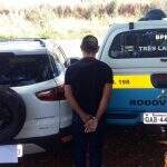 Motorista é preso e polícia apreende carro roubado carregado com 357 kg de maconha