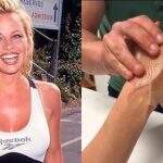 Pamela Anderson revela que ‘ex’ quebrou suas mãos por causa de ciúmes