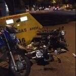 Motorista faz “strike” em motos de entregadores estacionadas na Capital