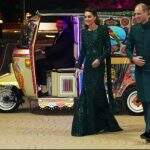 Kate Middleton brilha ao chegar em tuk-tuk com William no Paquistão