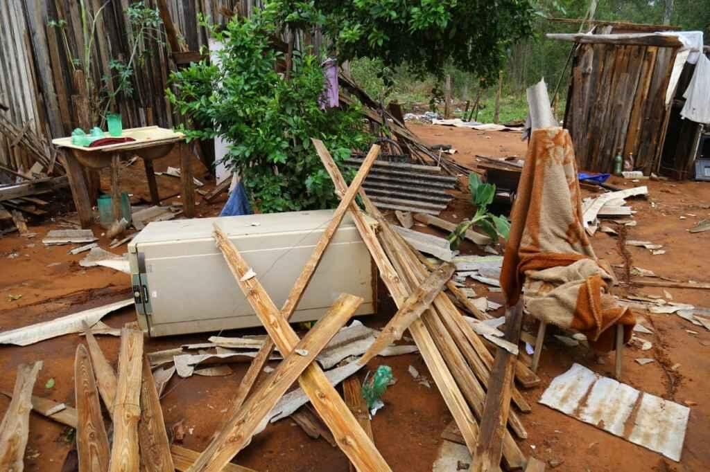 Bairro São Joaquim foi um dos mais atingidos pela tempestade. (Foto: Marcos Ermínio)