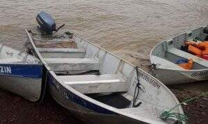 Apenas o barco foi encontrado. / Foto: Corpo de Bombeiros de Corumbá