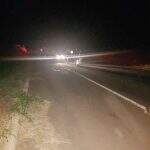 Pedestre morre atropelado na BR-262 em Campo Grande e condutor sai de local de acidente