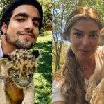 Grazi Massafera deleta foto com leão após crítica de Luisa Mell