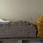 Polícia aprende quase 900 kg de maconha e ‘kit rajada’ em residência
