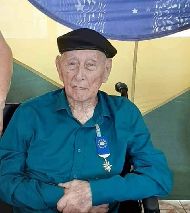 Ex-combatente verde-oliva é homenageado no seu centenário de vida