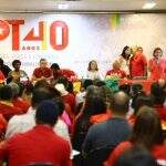 Gleisi Hoffmann lota Fetems em evento do PT e surpreende ex-ministro de Lula