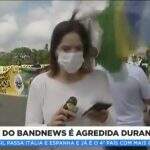 Manifestante bate com mastro de bandeira na cabeça de jornalista em Brasília