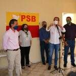 Com presença do prefeito, PSB oficializa apoio à reeleição de Marquinhos Trad em Campo Grande