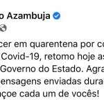 Positivo para coronavírus, Reinaldo retoma trabalhos presenciais após 12 dias