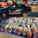 Polícia Civil coordena campanha social e arrecada mais de 1t de alimentos para comunidade indígena