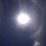 Halo solar: Fenômeno é visto no céu de Campo Grande e cidade do interior de MS