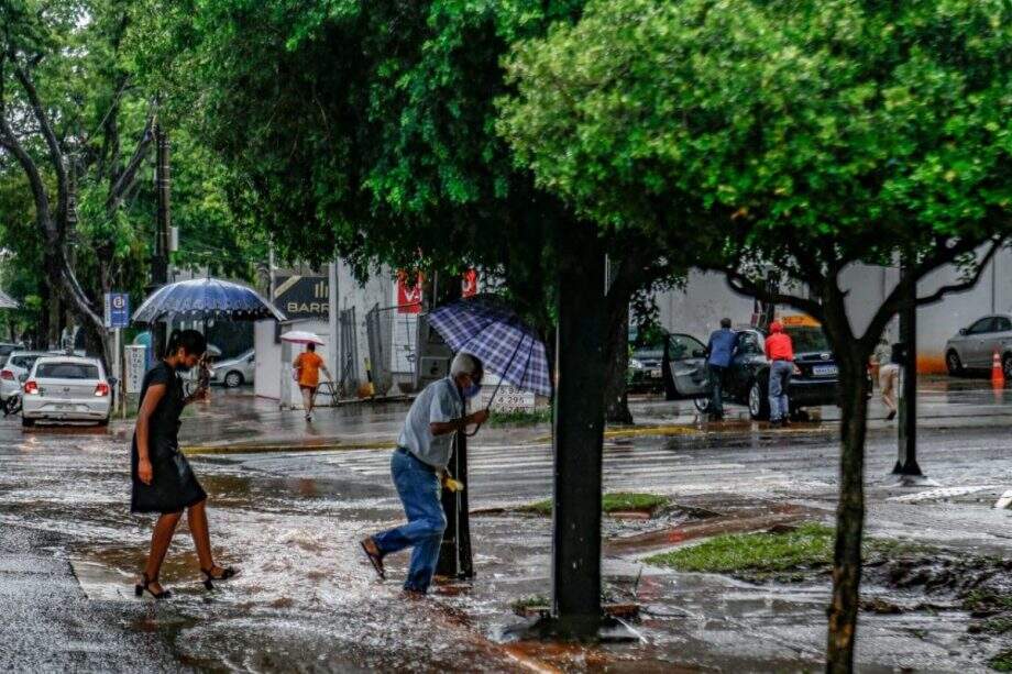 Em pancadas quase diárias, Campo Grande acumulou 24,2 mm em chuvas nesta semana