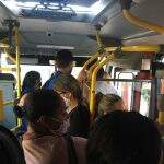 VÍDEO: No 1º dia de ‘fecha tudo’, passageiros enfrentam micro-ônibus lotado em Campo Grande