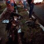 Motociclista bate em traseira de carro é socorrido, mas morre no hospital