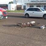 Motorista atropela ciclista na Duque de Caxias e culpa o Sol