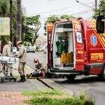 Motociclista escorrega em faixa de pedestre e sofre acidente no Jardim Autonomista