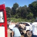 Motorista de 34 anos é socorrido após passar mal ao volante e sair de rodovia