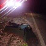 Motorista não vê e mata pedestre atropelado em rodovia de MS