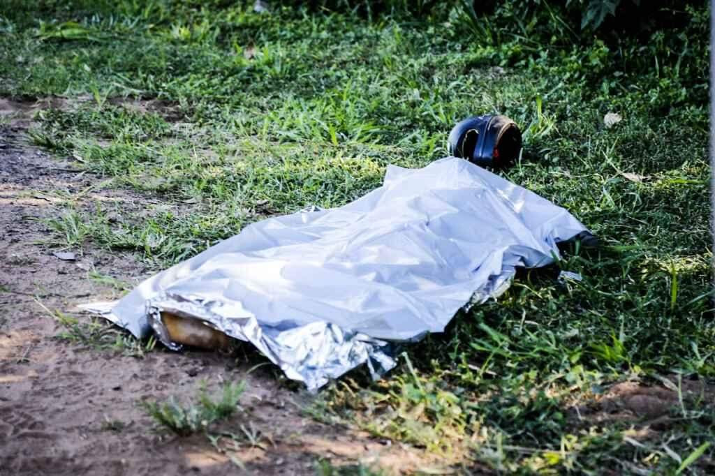 Motociclista morre em colisão frontal de moto e bicicleta na saída para Três Lagoas