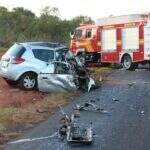 Motorista de 29 anos morre após invadir pista e bater de frente com camionete