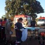 Colisão entre moto e bicicleta deixa criança de 3 anos ferida no Parati