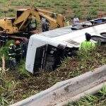 Duas passageiras morrem em ônibus de sacoleiros que seguia para MS e tombou