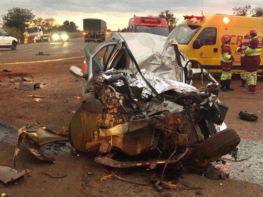 Motorista que invadiu pista e matou casal na BR-163 será indiciado por homicídio culposo