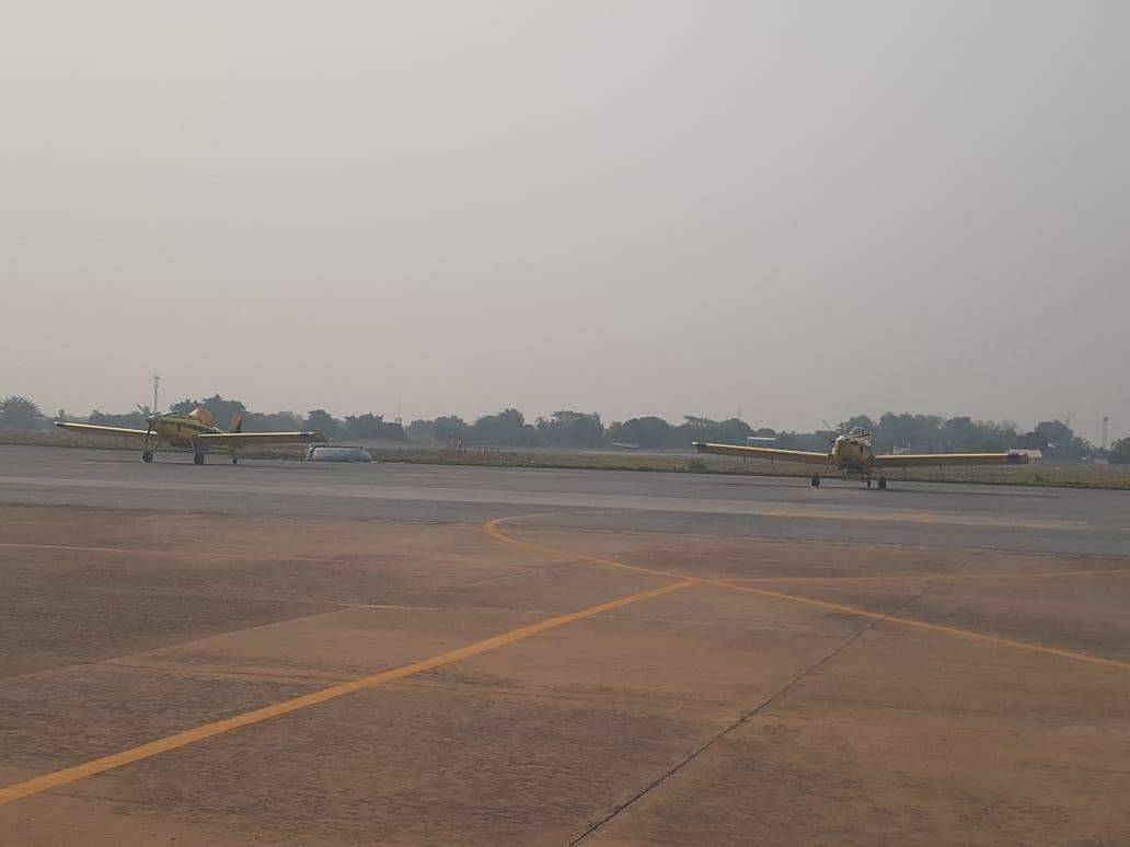 Mais duas aeronaves são enviadas para ajudar no combate aos incêndios no Pantanal