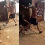 Garota de 13 anos grava pai espancando a mãe com barra de ferro