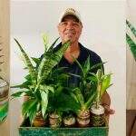 Há 42 anos, ‘Almir das Plantinhas’ é conhecido em Campo Grande pelos vasos originais e reciclados