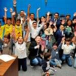 No primeiro ‘Parlamento Kids’, crianças discursam por um mundo melhor na ALMS