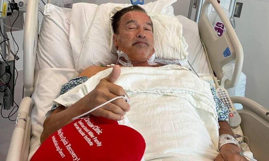 Após cirurgia no coração, Arnold Schwarzenegger diz que se sente ‘fantástico’