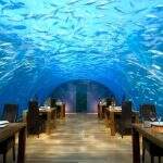 Restaurante que fica embaixo d’água é atração nas Ilhas Maldivas