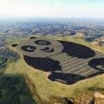 Usina Solar em formato de panda gigante, na China