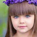 Anastasia Knyazeva ,a modelo russa de apenas 6 anos, é conhecida como ‘a criança mais bonita do mundo’.